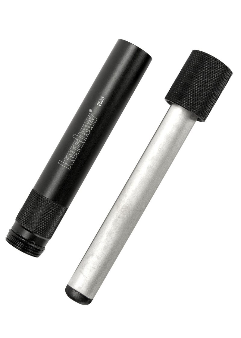 Kershaw 9" Ultra-Tek Sharpener, 600-Grit Diamond-Coated Oval Shaft, Portable Blade Sharpener Tool for Knife - Image 2