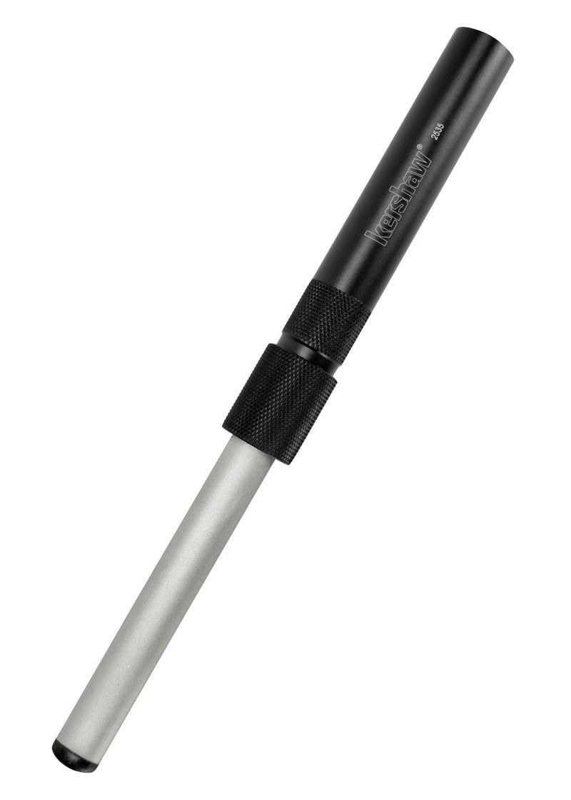 Kershaw 9" Ultra-Tek Sharpener, 600-Grit Diamond-Coated Oval Shaft, Portable Blade Sharpener Tool for Knife - Image 1