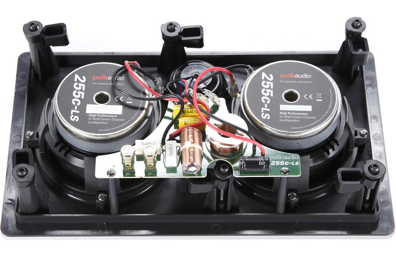 Polk Audio Vanishing Series 255c-LS in-Wall Center Channel Loudspeaker,Dual 5.25" Dynamic Balance Drivers & 1" Ring-Radiator Tweeter,Polk PowerPort Technology,Rotating Cam System for Easy Installation - Image 4