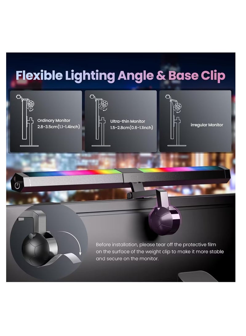 Adjustable LED Monitor Light Screen Lamp With  Backlight 40cm For Gaming Room  - Image 5