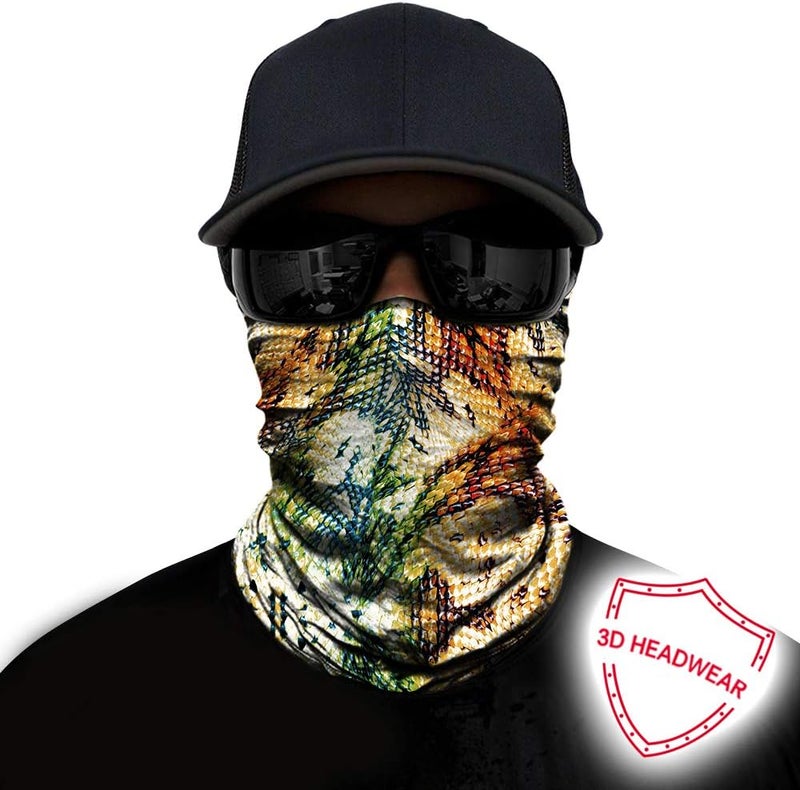 Obacle Seamless Face Mask Rave Bandana Men Women for Dust Sun Wind Protection - Image 2