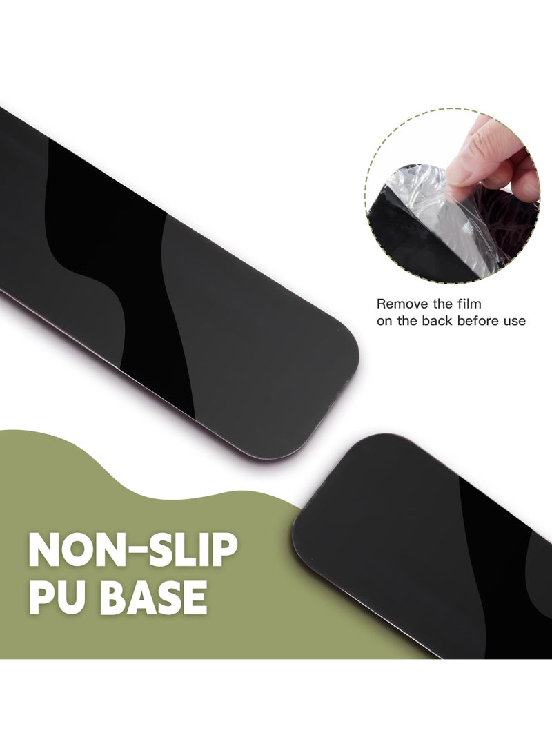 LumsAura Wrist Rest for Keyboard and Mouse, Mouse Wrist Support Pad Combo with Massage Design, Memory Foam Non-Slip Wrist Rest PU Base Set for Pain Relief Desk Office Laptop Gaming, Gray - Image 5