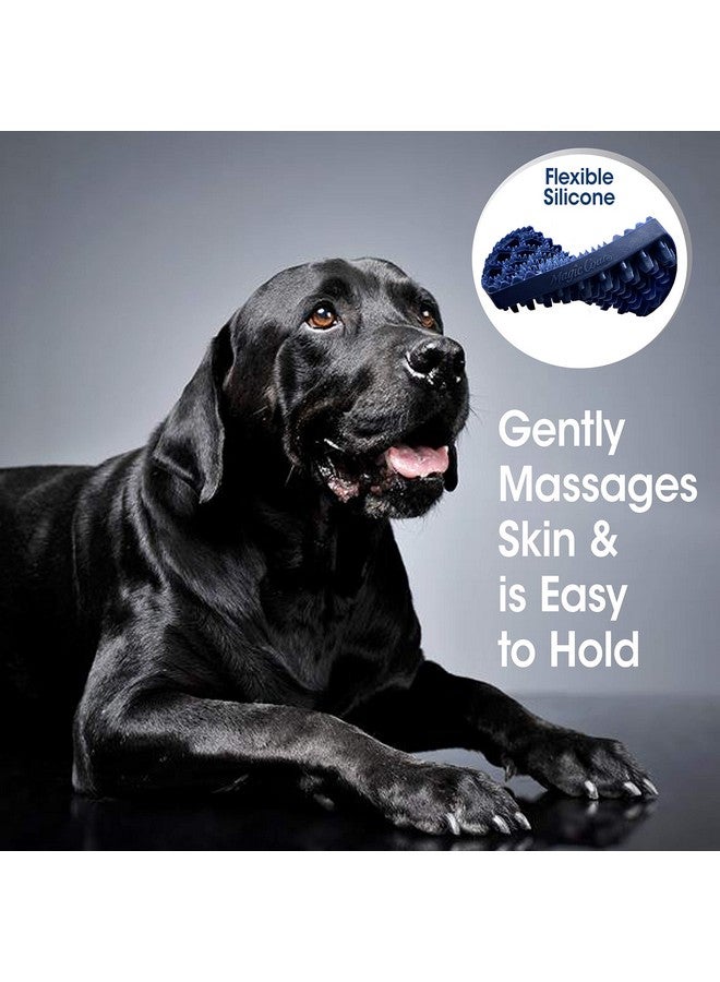 Four Paws Magic Coat Professional Series Grooming Dual-Sided Silicone Wet or Dry Curry Deshedding Brush for Dogs, 1 Count - Image 5