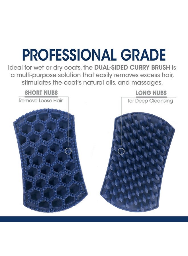 Four Paws Magic Coat Professional Series Grooming Dual-Sided Silicone Wet or Dry Curry Deshedding Brush for Dogs, 1 Count - Image 2