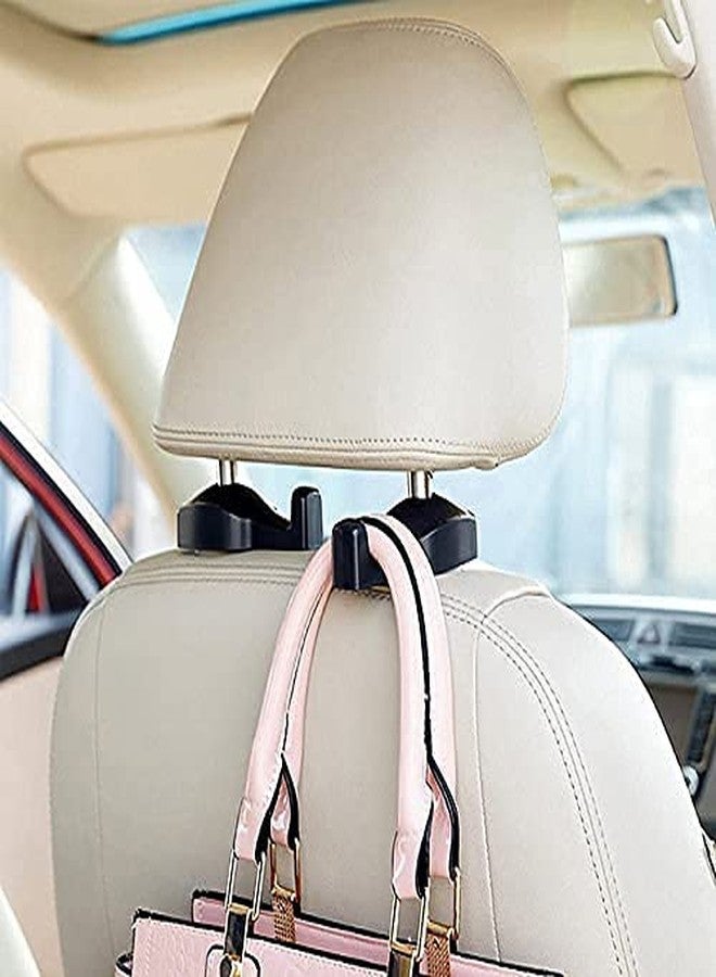 IPELY Universal Car Vehicle Back Seat Headrest Hanger Holder Hook for Bag Purse Cloth Grocery (Black -Set of 2) - Image 3