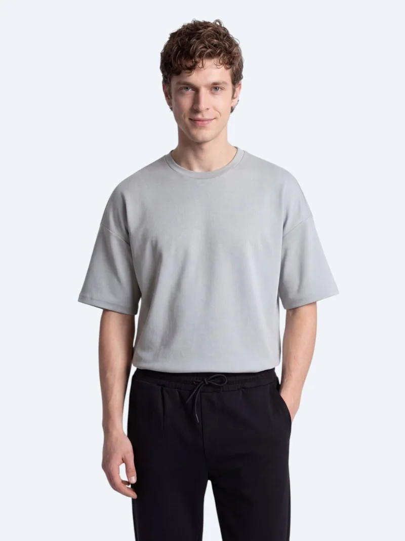 Kip Grey Plain T-Shirt