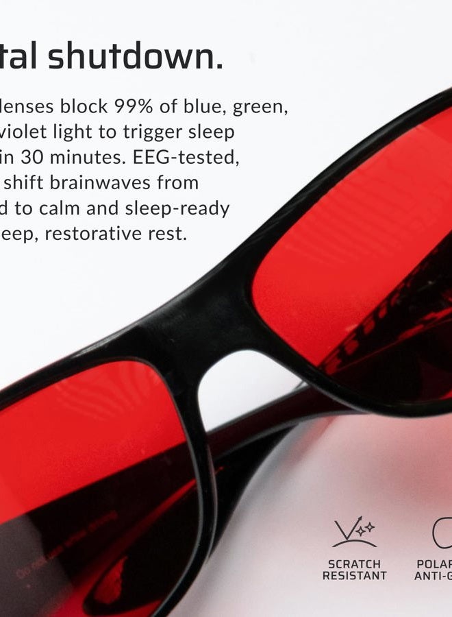truedark Twilight Sleep Hacking Fitovers Blue Light Blocking Glasses - Protect Your Eyes from Harmful Junk Light - Image 3