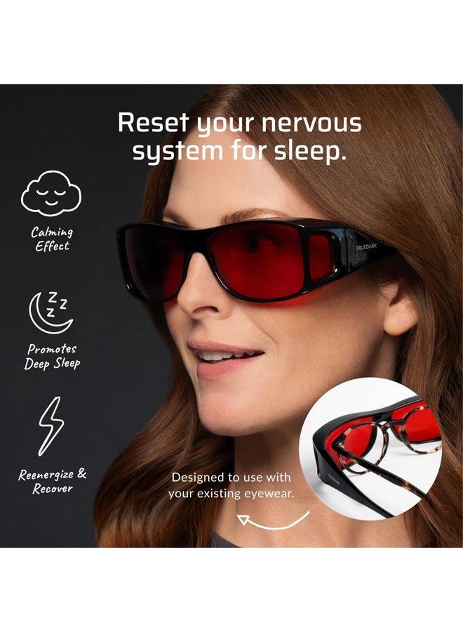 truedark Twilight Sleep Hacking Fitovers Blue Light Blocking Glasses - Protect Your Eyes from Harmful Junk Light - Image 2