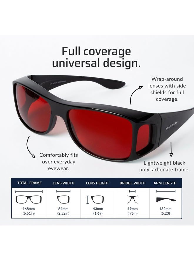 truedark Twilight Sleep Hacking Fitovers Blue Light Blocking Glasses - Protect Your Eyes from Harmful Junk Light - Image 5