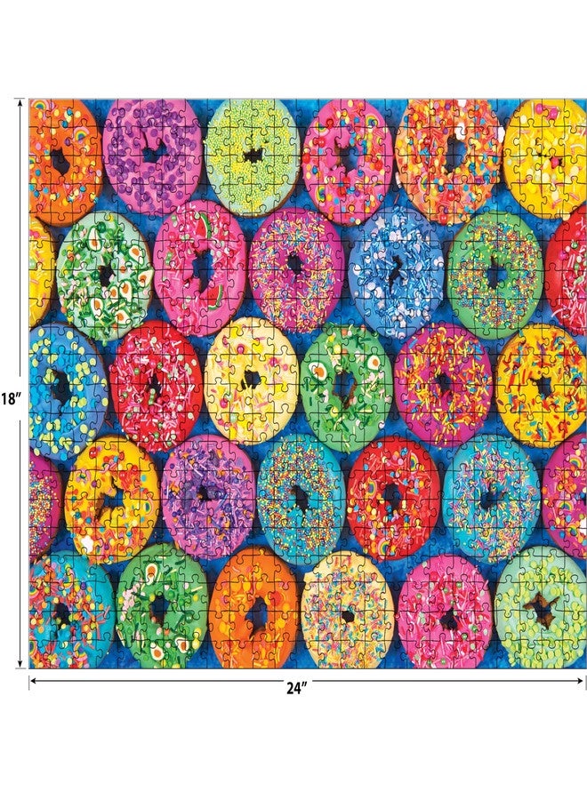 RoseArt - Kodak Premium - Lots of Sprinkles Donuts - 550 Piece Jigsaw Puzzle for Adults - Image 4