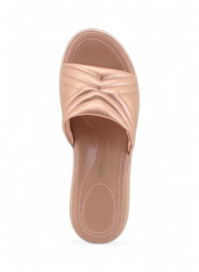 Bata Comfit Embossed Slip On Sandals - Image 4