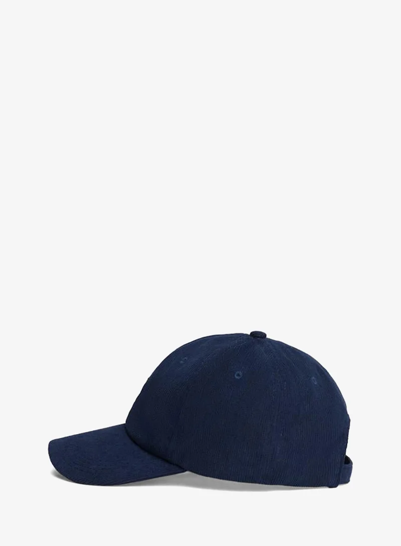 Tommy Jeans Dark Night Navy Logo Curved Peak Cap  | Best Price UAE