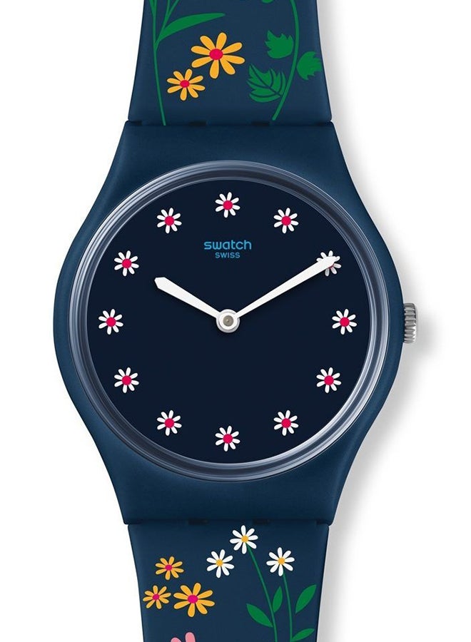 Swatch Unisex Flower Carpet Quartz Movement Water Resistant Wrist Watch - 43 Mm - Image 1