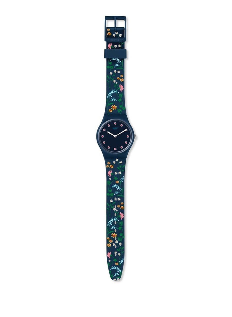 Swatch Unisex Flower Carpet Quartz Movement Water Resistant Wrist Watch - 43 Mm - Image 3