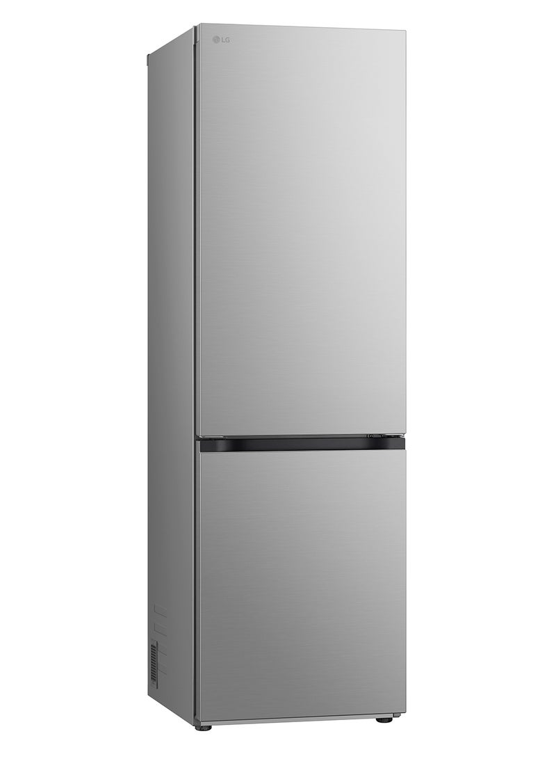 LG 384 Gross /344 Net Capacity 2D Bottom Freezer Refrigerator Essence Matte Black, PS4, Skin Beige Prime Silver Finishing GR-B479FMNW Silver - Image 4