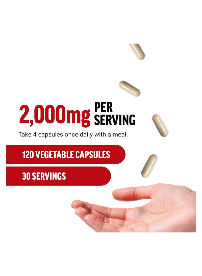 Force Factor Maca Max 2000MG Maximum Strength - 120 Capsules  - Image 3