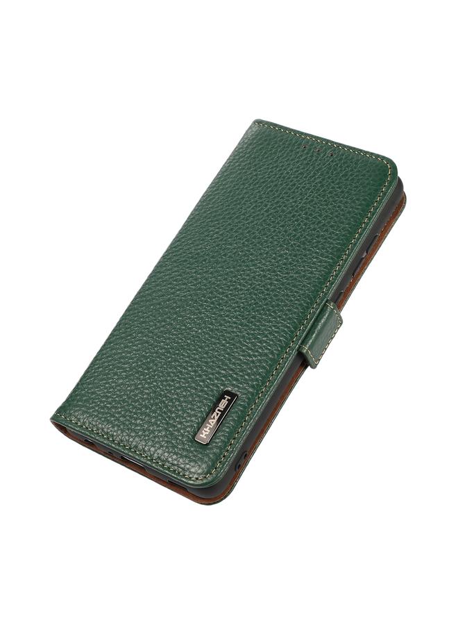 S-TOP Case For Huawei Nova 10 KHAZNEH Side-Magnetic Litchi Genuine Leather RFID Phone Case - Image 5