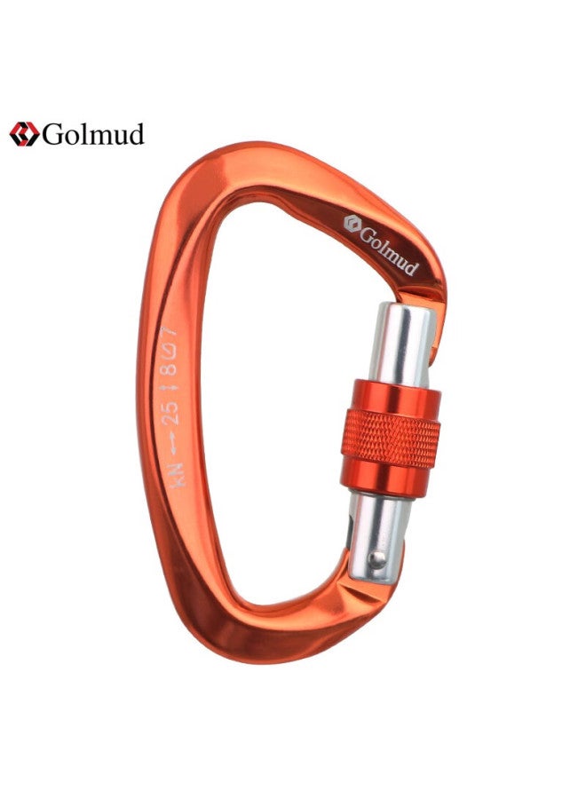 Golmud Geermu Main Lock, Aluminum Alloy Lock Buckle Safety Hook, Meilong Lock Load-bearing, Carabiner, D-shaped Lock Gm976 - Image 1