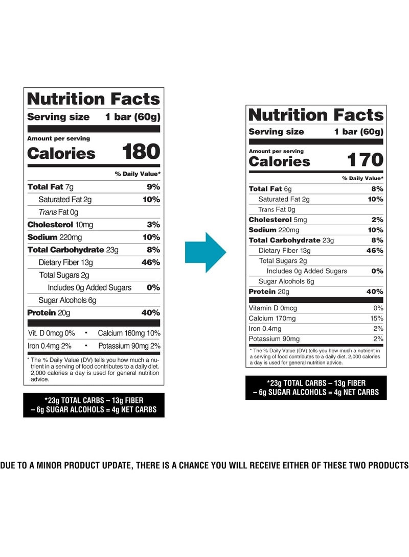 ألواح بروتين كويست نيوترشن - بنكهة كعكة التوت، وجبة خفيفة غنية بالبروتين وقليلة السكر (12 لوحًا) - Image 5