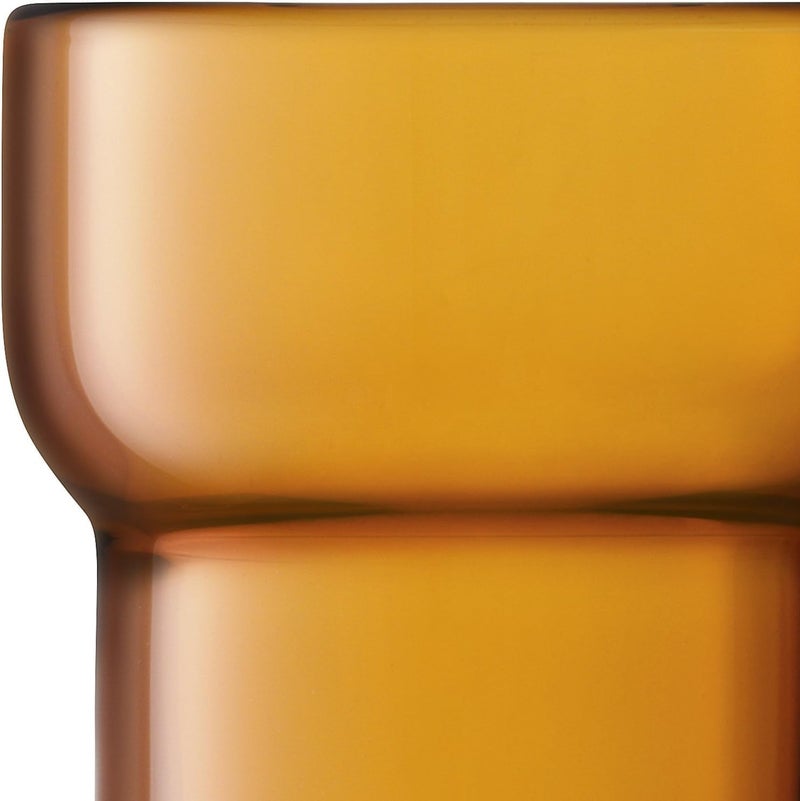 LSA Utility Highball Glass 300ml Amber Set of 2 Elegant Glasses - Image 4