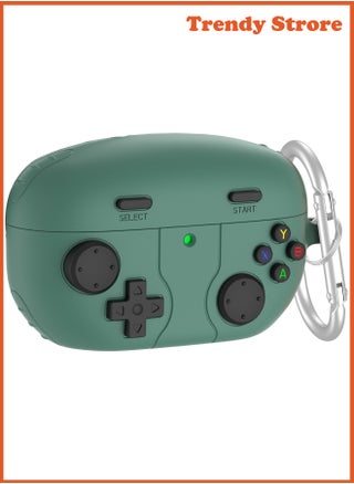 For Sony WF-1000XM5 Case Cover with Carabiner, 3D Game Console Silicone Design, Shockproof Protective Case (Dark Green) - pzsku/ZC4247773A4DDE7DA99D8Z/45/_/1723280279/7f3b4140-24ec-4154-bbda-76426cb53c5c