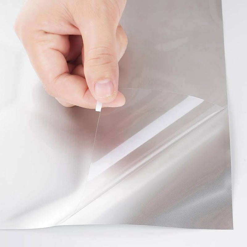 Clear Contact Paper Kitchen Oil Proof Waterproof Wallpaper Self Adhesive Vinyl Film High Temperature Resistant Transparent Paper Removable Paper for Cupboard Doors Walls Kitchen 24 X 48 Inch  - Image 2