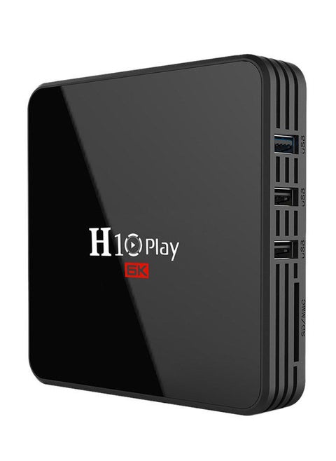 Smart TV Box Android 9.0 Allwinner Quad Core 64 Bit H10 Black