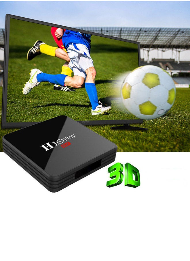 NIBEMINENT - Smart TV Box Android 9.0 Allwinner Quad Core 64 Bit H10 Black - Image 1