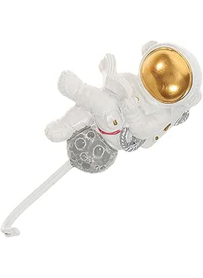 Space Astronaut Wall Hooks Adhesive No Drill Stick on Coat Towel Hanger for Bathroom Kitchen Door - Image 1