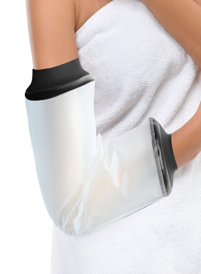 KEEFITT PICC Line Shower Cover Medium, Waterproof PICC Line Cover for Upper Arm, Adult Arm PICC Line Shower Sleeve for Chemotherapy Shower, Upper Arm Wound, Bandage Dressing Protection - Image 1