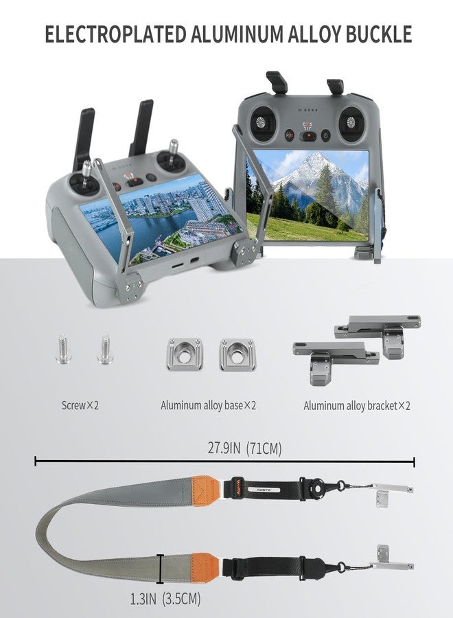 RCstyle Neck Lanyard for RC & RC 2 & RC Pro,for DJI Flip, DJI Air 3S/Air 3, Mini 4 Pro, 2S, Mini 3/3 Pro Portable Lanyard Remote Control Neck Strap,Safe and Comfort - Image 4