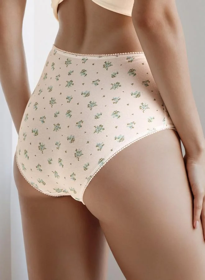 Splash FAV Full Brief High Waist Bow Accent - Pack of 5