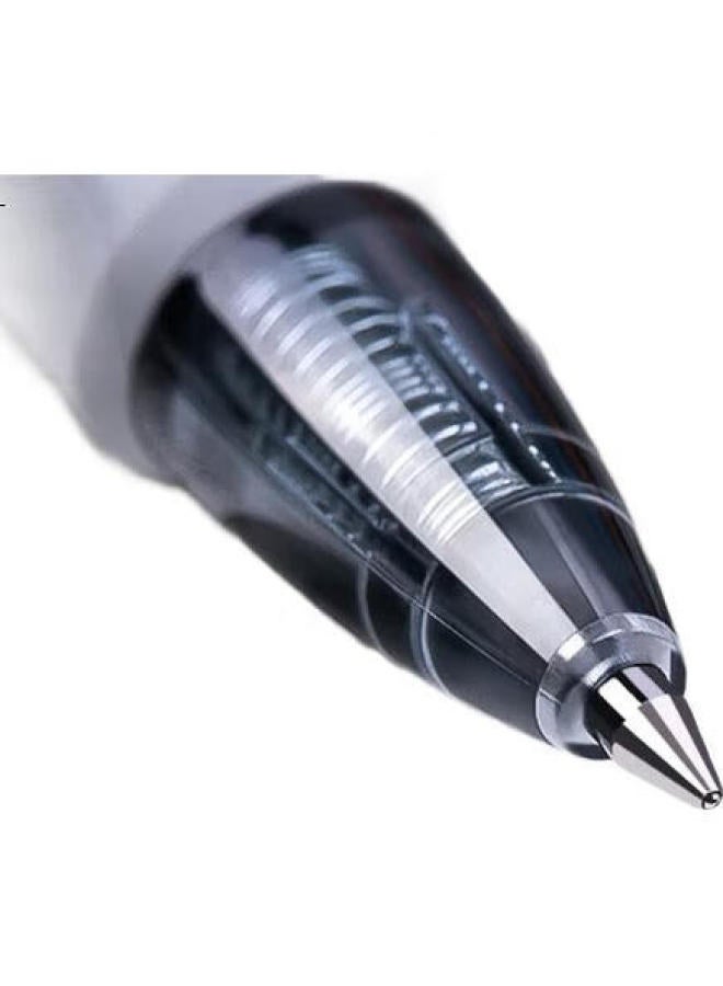 Comix Smooth Quick-Drying Gel Pen, Retractable Signing Pen, Office Stationery, 0.5Mm Bullet Tip, Black, 12-Pack, Eb18 - Image 3