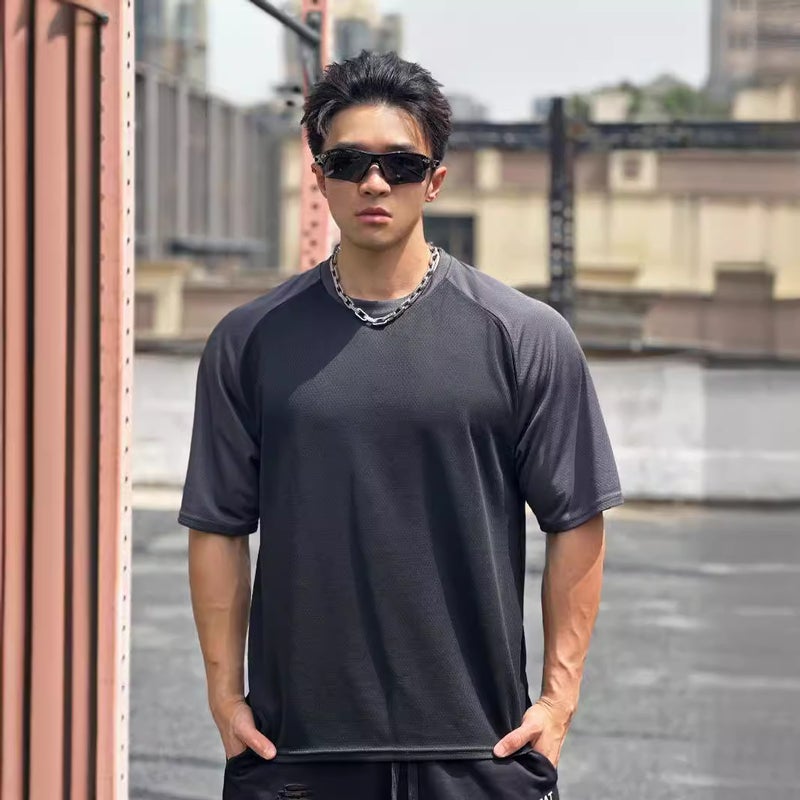 Men's Color Block Short Sleeve T-Shirt - Image 3