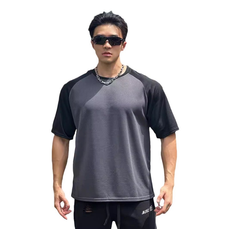 Men's Color Block Short Sleeve T-Shirt - Image 5