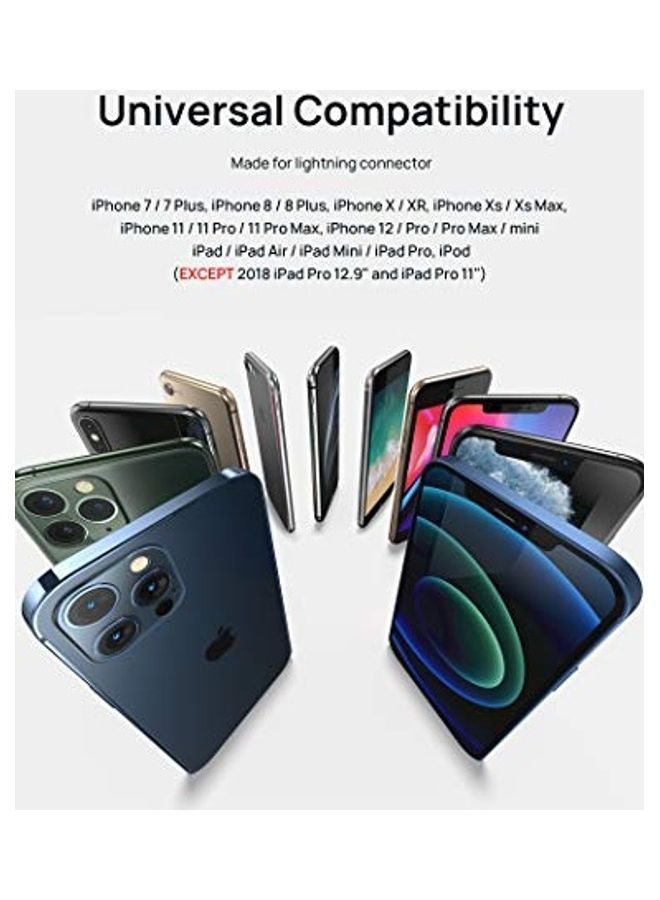 NIBEMINENT Lightning to 3.5mm Female Headphone Jack Adapter, JSAUX [Apple MFi Certified] Audio Converter Compatible with iPhone 12 Mini/12 Pro/11/11 Pro/11 Pro Max/SE/X XR XS Max 8 7-Grey Grey - Image 5