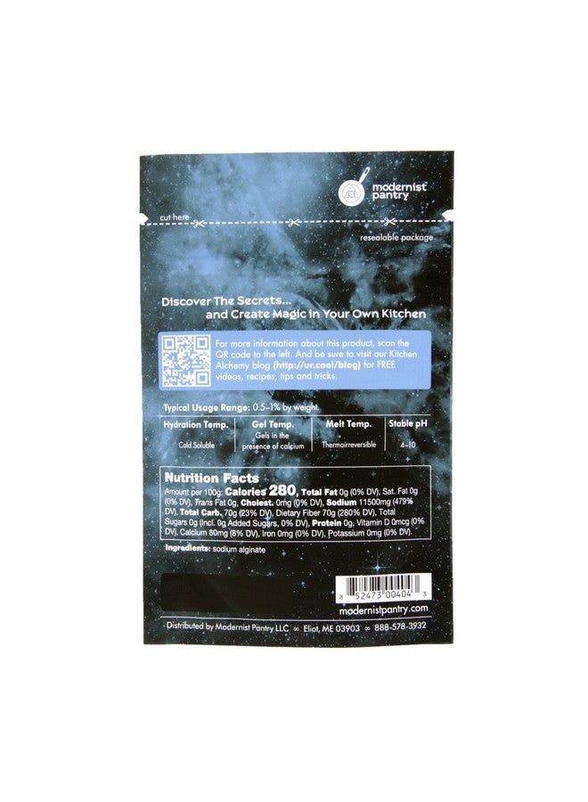 Modernist Pantry Sodium Alginate + Calcium Lactate Value Pack ⊘ Non-GMO Vegan OU Kosher Certified - 100g/4oz (Bundle with 2 Items) - Image 2