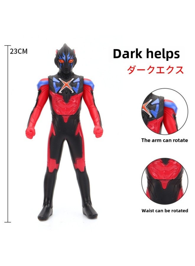 13CM Ultraman Soft Plastic Tiga Style Maltos Galaxy Zero Tiga Superman Children's Hot Toys Wholesale-Color:84, Dark Adaks - Image 1