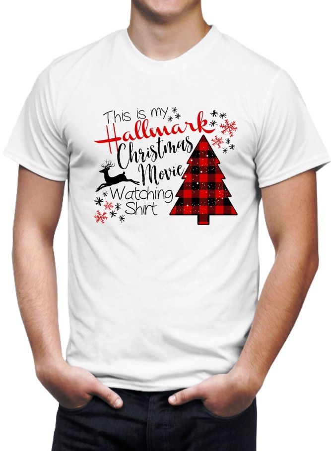 Mens Soft T Shirt Printed Movie Watching Shirt  - Image 1