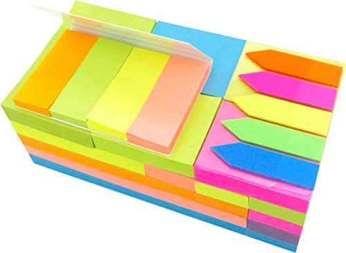 4A Sticky Notes Value Pack, Neon Assorted The Most Commonly Used Sizes in One PP Box,Self-Stick Notes,18 Pads/Box,1900 Sheets Total,4A 4013 - Image 3