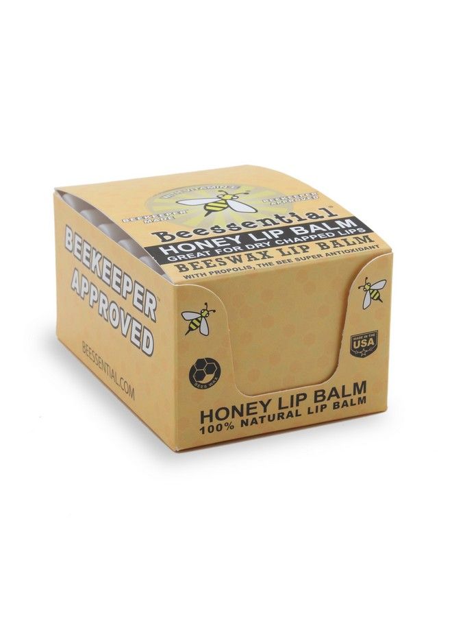 Beessential Natural Bulk Lip Balm Honey 18 Pack : For Men Women and Children Great for Gifts Showers & More - Image 3