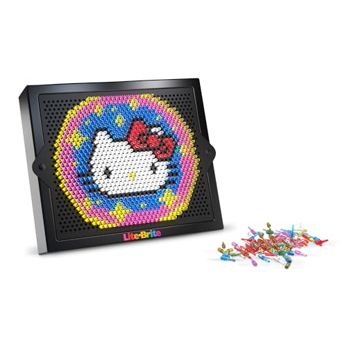 Lite Brite Super Bright HD, Hello Kitty Edition - Create Art with Light, Enhances Creativity, Gift for Girls and Boys Ages 6+ - Image 2
