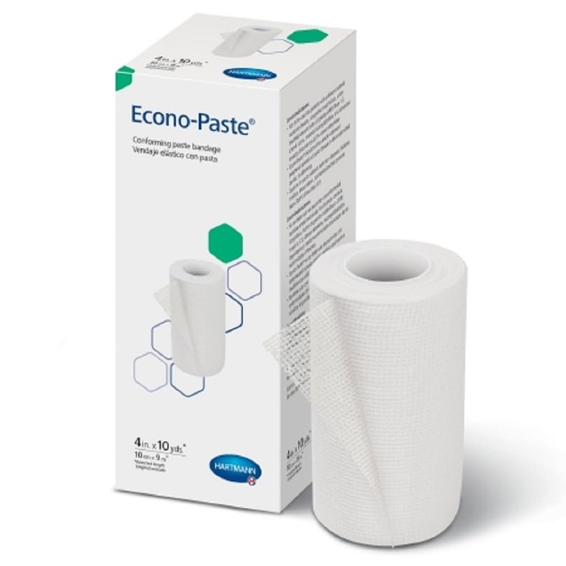 Hartmann 47400000 EconoPaste Conforming ZincOxide Paste Bandage LatexFree 4 Width 10 yd Length Pack of 12