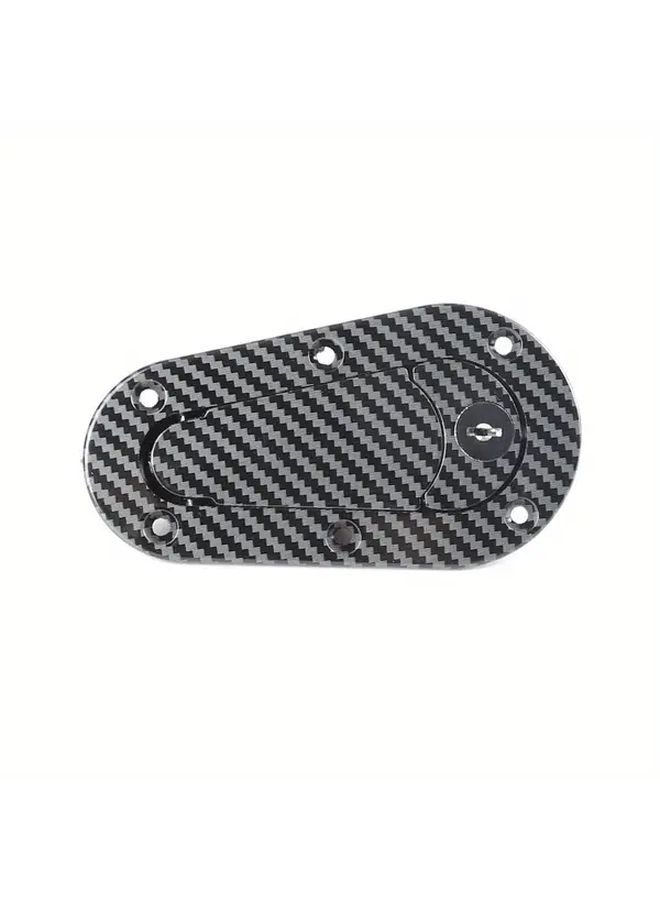 Leta Black Carbon Fiber Universal Racing Hood Pin Engine Cover Locking Bolt Installation Kit Without Secure Mechanism Car Accessories Vehicle Security Automotive Accessories Stylish Car Parts Racing Style High Quality Finish Car Security Kit Vehicle Owners Auto Modifiers - Image 4