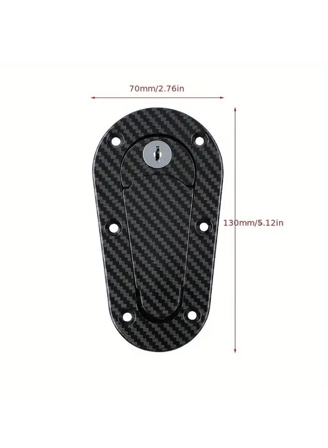 Leta Black Carbon Fiber Universal Racing Hood Pin Engine Cover Locking Bolt Installation Kit Without Secure Mechanism Car Accessories Vehicle Security Automotive Accessories Stylish Car Parts Racing Style High Quality Finish Car Security Kit Vehicle Owners Auto Modifiers - Image 1