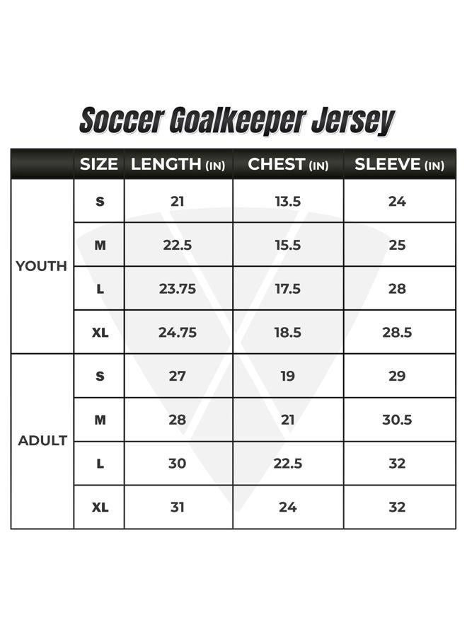Vizari Men's Padova GK Goalkeeper Jersey Green/Navy Youth X-Large - Image 5