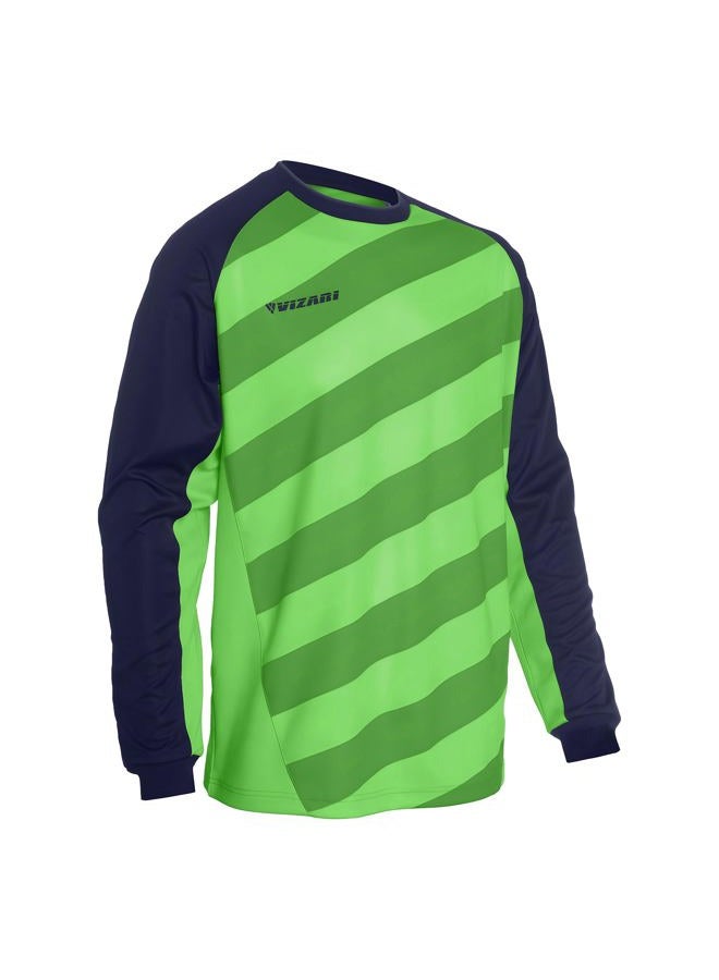 Vizari Men's Padova GK Goalkeeper Jersey Green/Navy Youth X-Large - Image 1