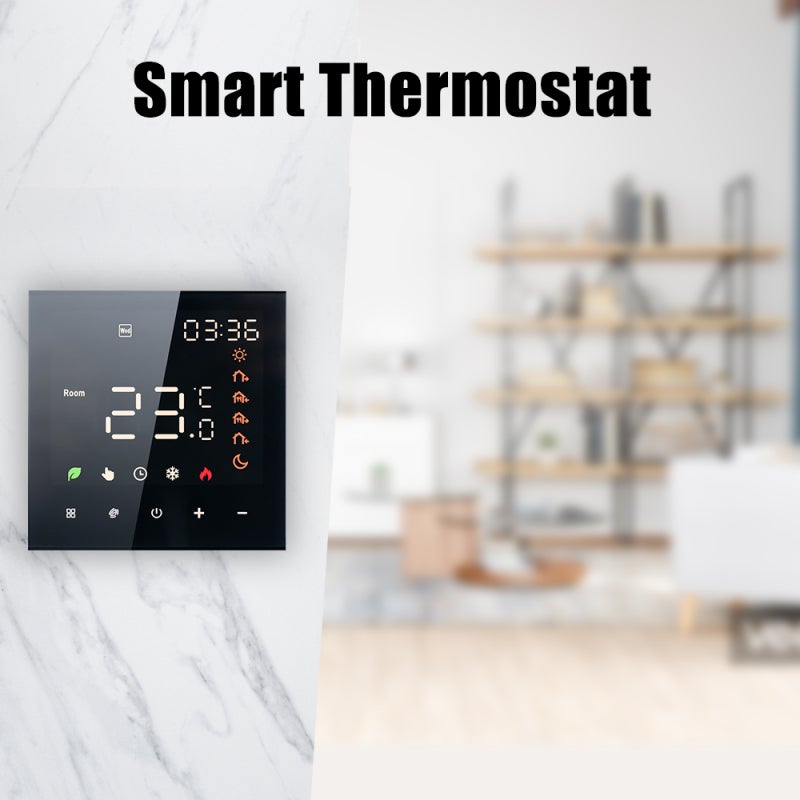 Smart Thermostat: AC 100-250V 5-70°C Range - 5+2/6+1 Programming Function Digital Thermostat with Manual Automatic Mode for Home Indoor Use - Image 3