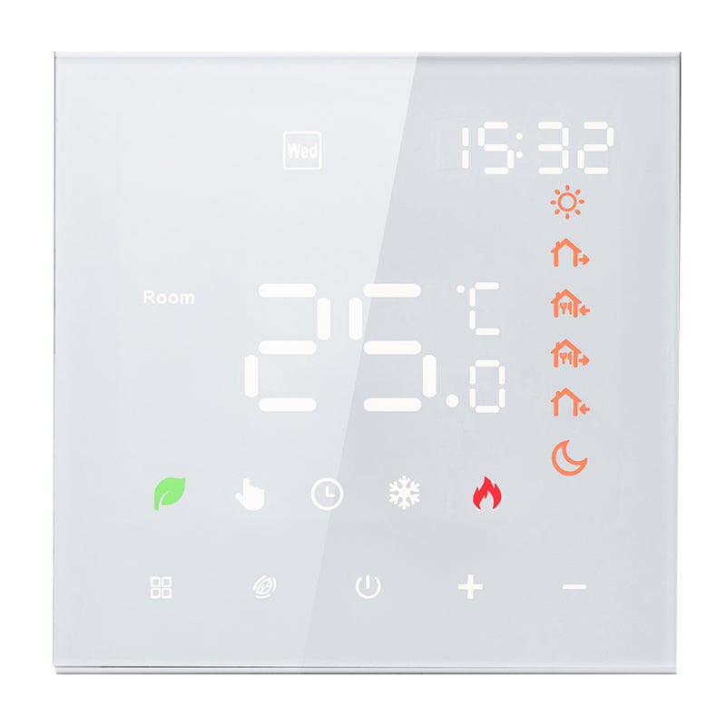 Smart Thermostat: AC 100-250V 5-70°C Range - 5+2/6+1 Programming Function Digital Thermostat with Manual Automatic Mode for Home Indoor Use - Image 1