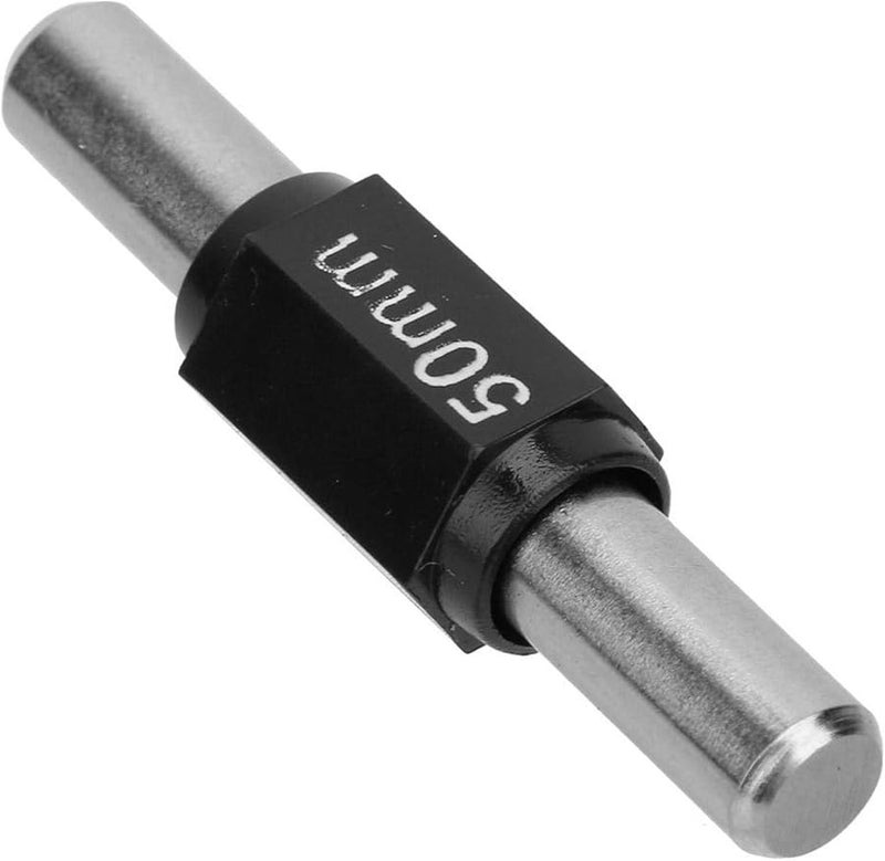 Oumefar قضيب معايرة من الفولاذ المقاوم للصدأ مقاس 50 ملم للميكرومتر والفرجار - Image 3